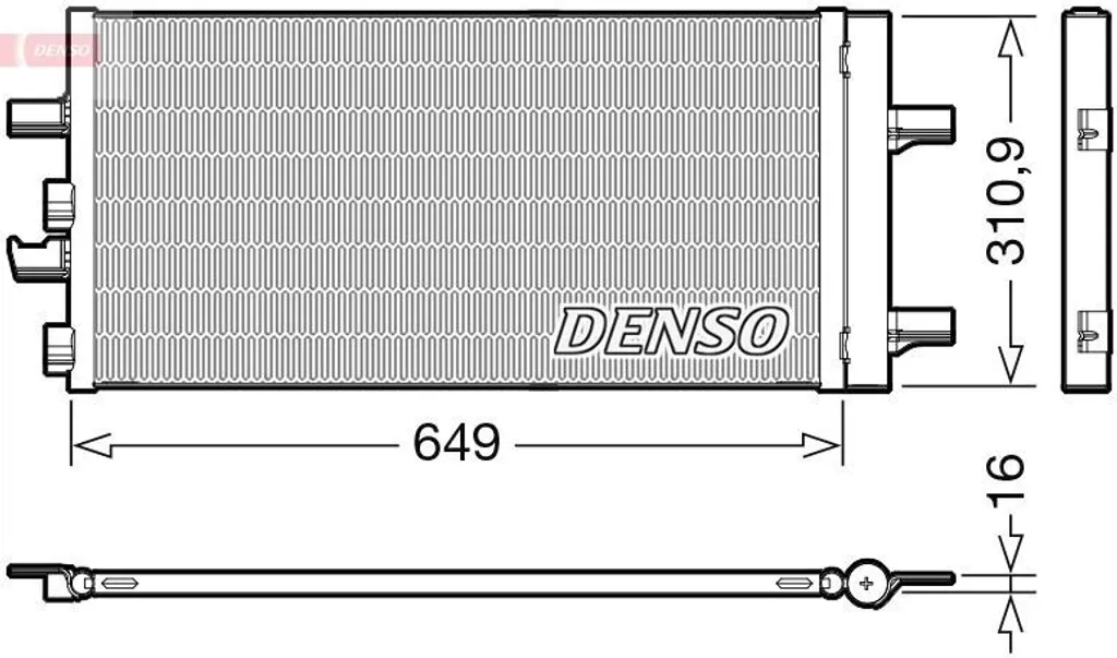Réparer la clim Mini : Condenseur DCN05104 pour modèles F55 F56 F57