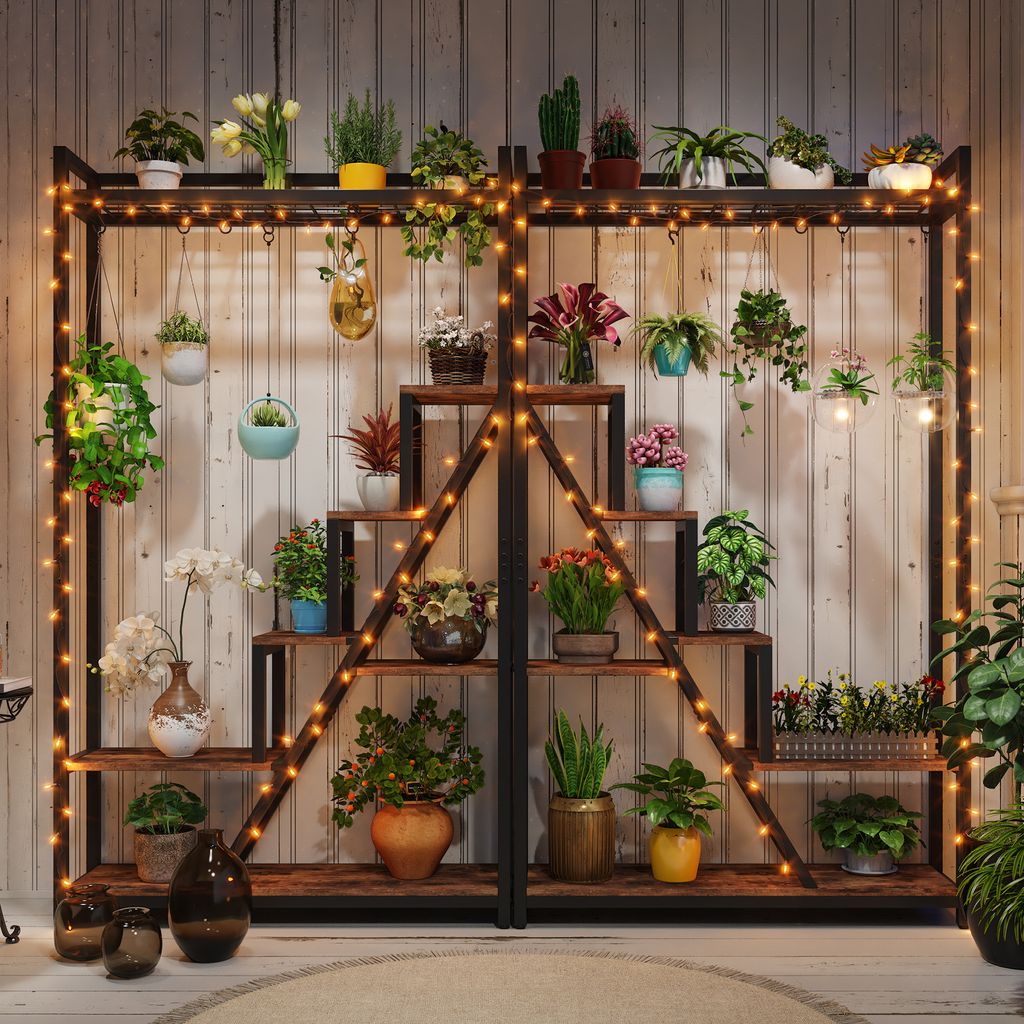 Tribesigns Blumenständer, 7 Ebenen großes Pflanzenregal mit Produktbild 9