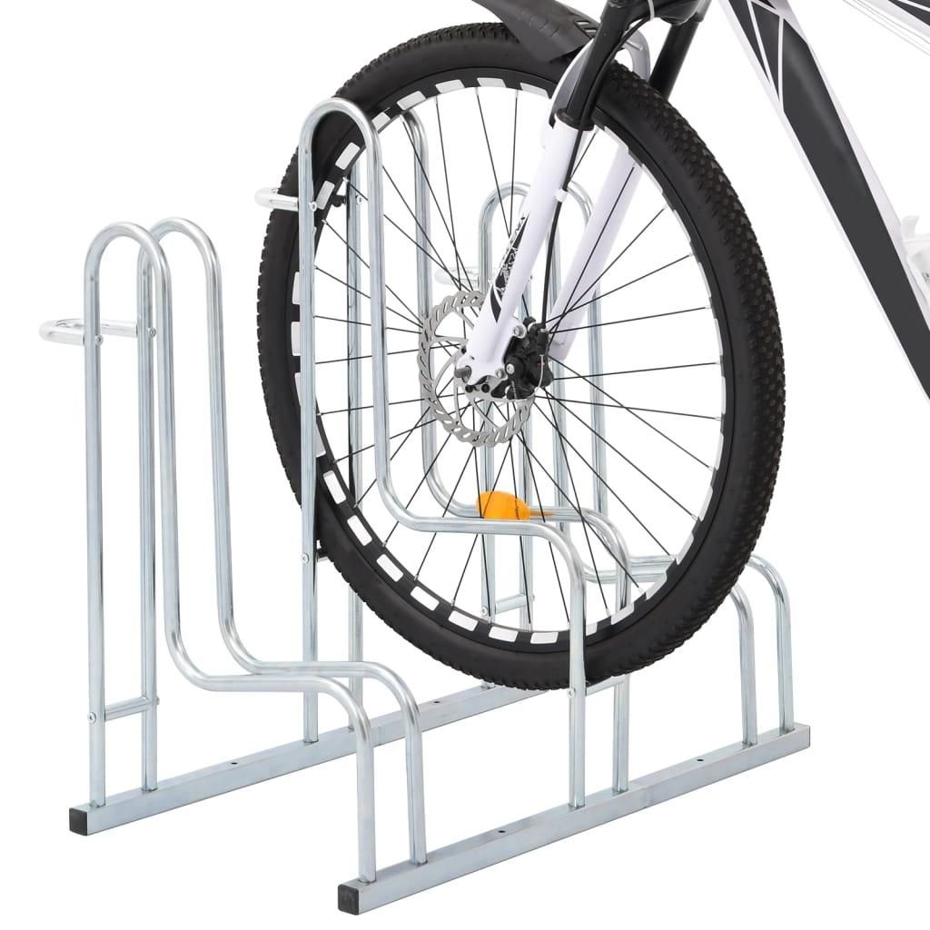 vidaXL Portabiciclette per 3 biciclette a piantana in Immagine del prodotto 