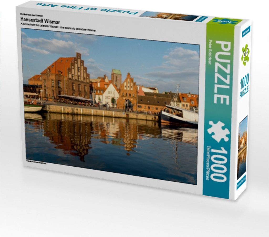 Calvendo Ein Motiv aus dem Kalender Hansestadt Wismar 1000 Teile Puzzle quer 640x480mm, Schickert Peter; 7436819