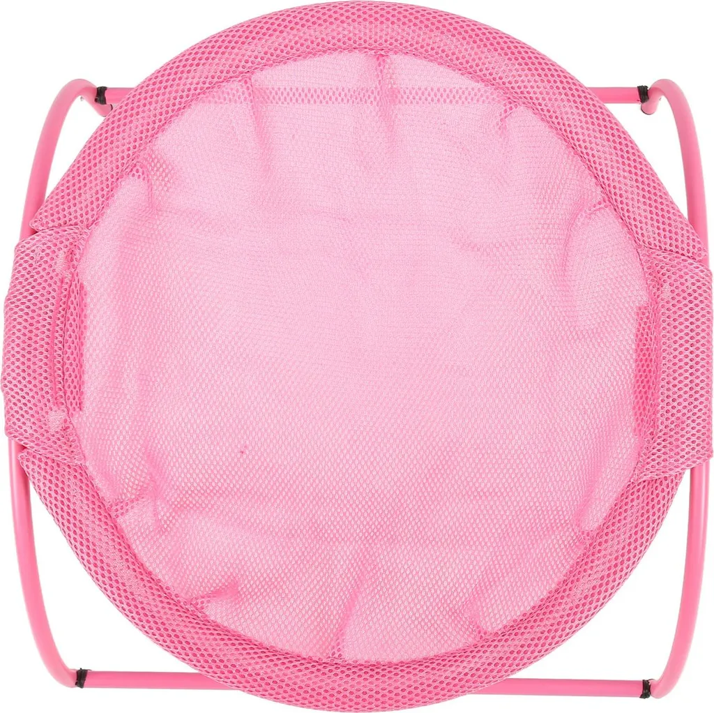 Couchage suspendu pour animaux domestiques rose, filet lavable amovible