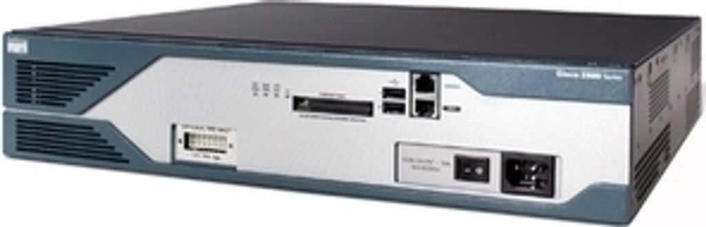 Cisco 2800 2851 Router mit UC-Lizenz - 2 Anschlüsse - 2 RJ-45 Port(s) - Management-Port - 11.0 - 256 MB - Gigabit-Ethernet - 2U - Rackmontage, Rac...