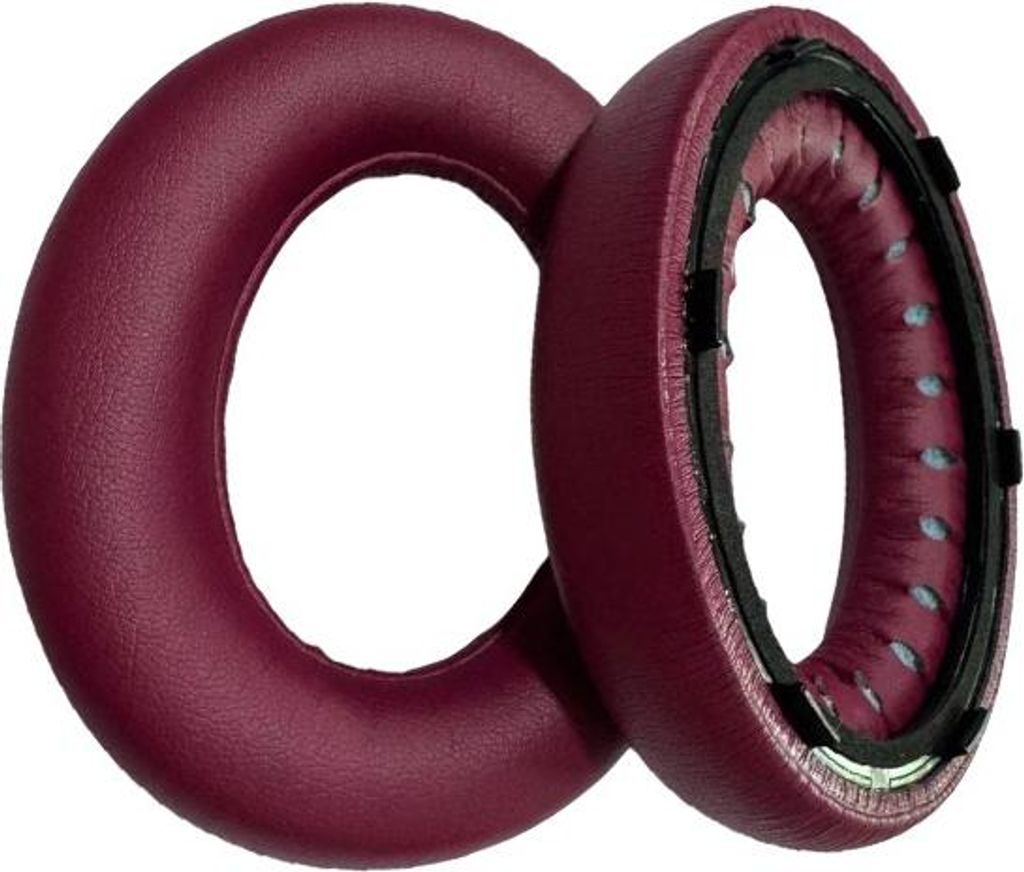 INF Bose QuietComfort Ultra Kopfhörer Ersatzpolster, Proteinleder, Rot, 2 Stück
