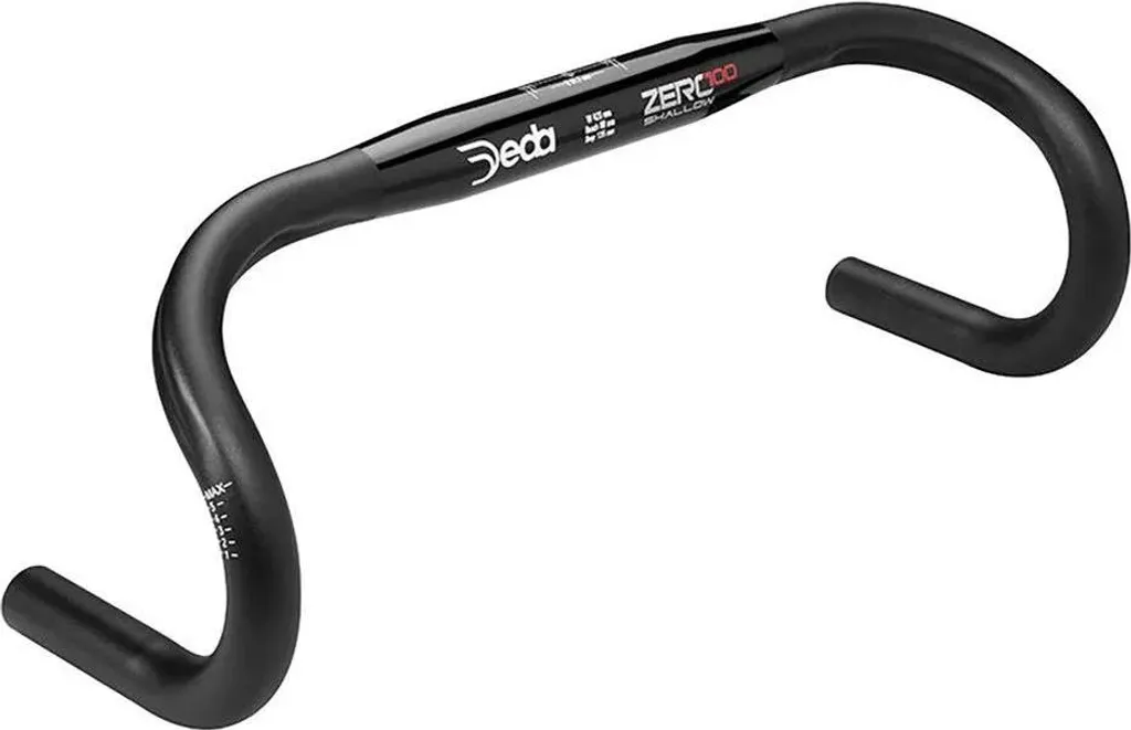 Cintre Deda Zero100 Shallow Argent 31.7 mm Rigide et Finition Chrome