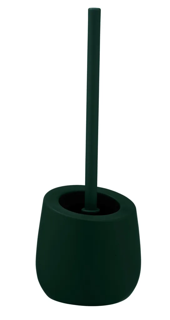Porte-brosse WC WENKO Badi en Céramique Verte - Accessoire Design de Luxe