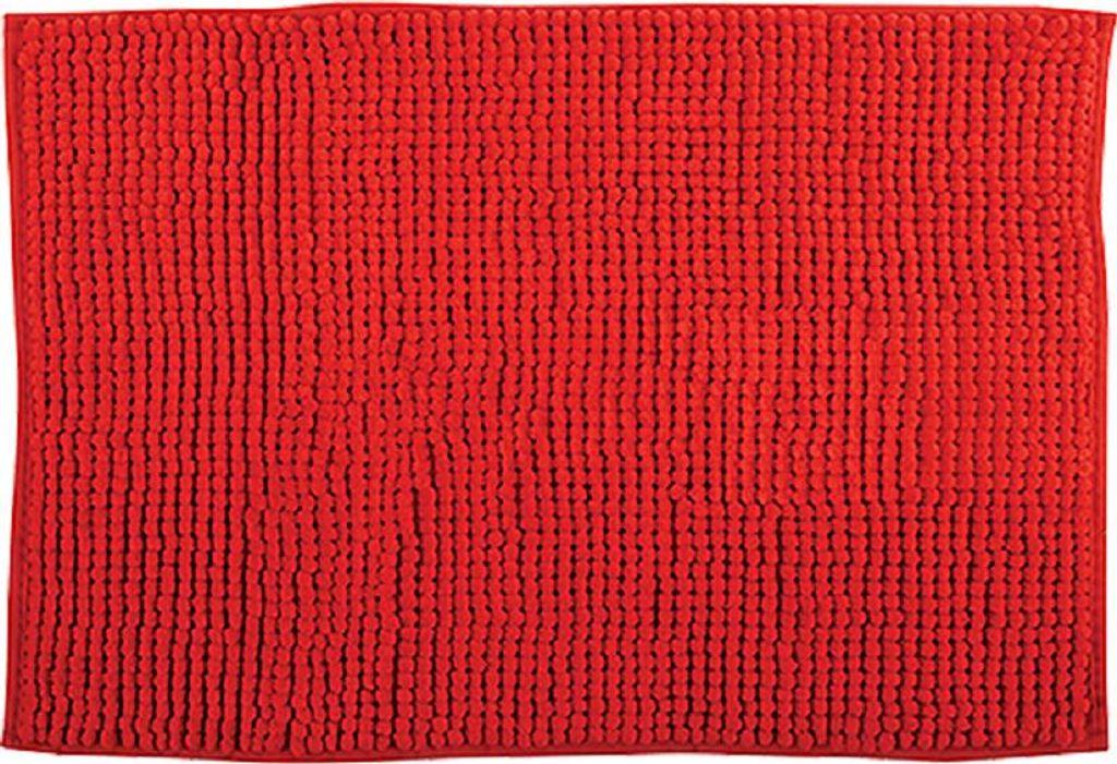 MSV Badteppich/Badematte Teppich - rot - 50 x 80 cm Produktbild 