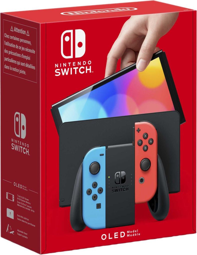 Nintendo Switch (OLED model) neon red&blue set Obrázek produktu