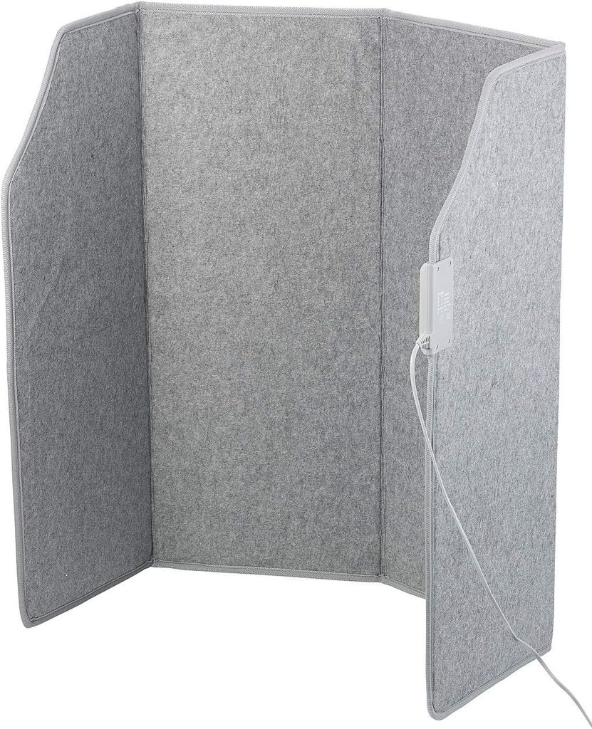 A three-panel foldable infrared heating panel is shown against a white background.