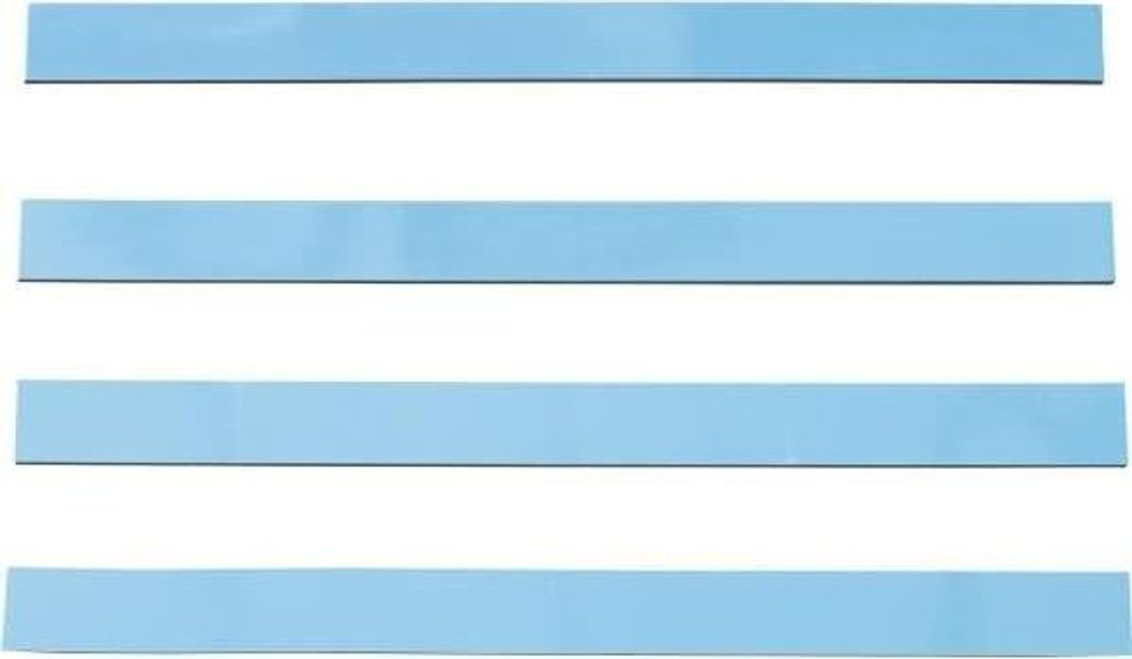 Magnetisches Band 250x19x2mm VE=4 Stück hellblau Produktbild 