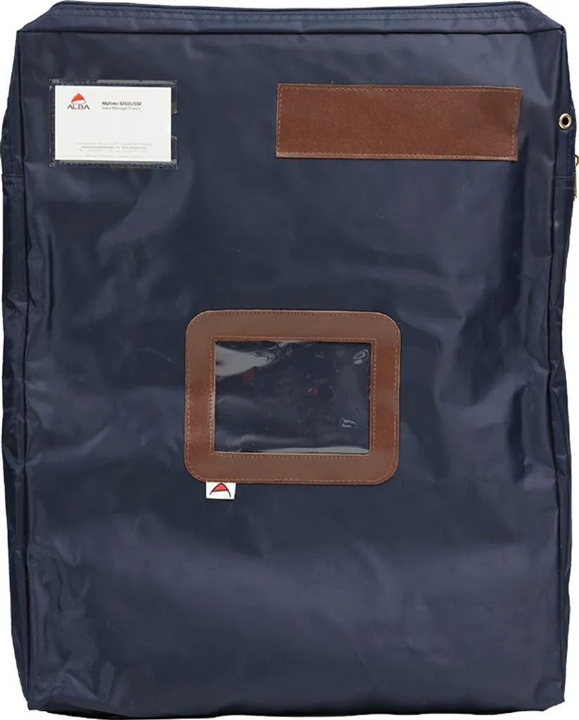 Alba POPLAT R Borsa Navette in Nylon Rosso 420x320mm | Office Pro