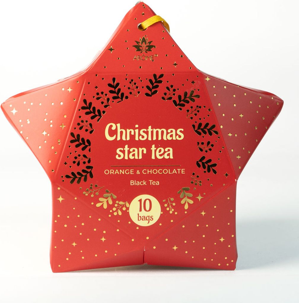 ARÔME Weihnachtsstern-Tee - Orange & Schokolade