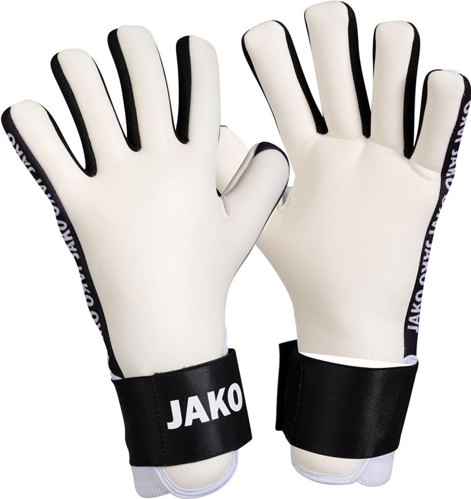Keeperhandschoenen 2-in-1 royal / wit - Bovencoating droog aan beide z