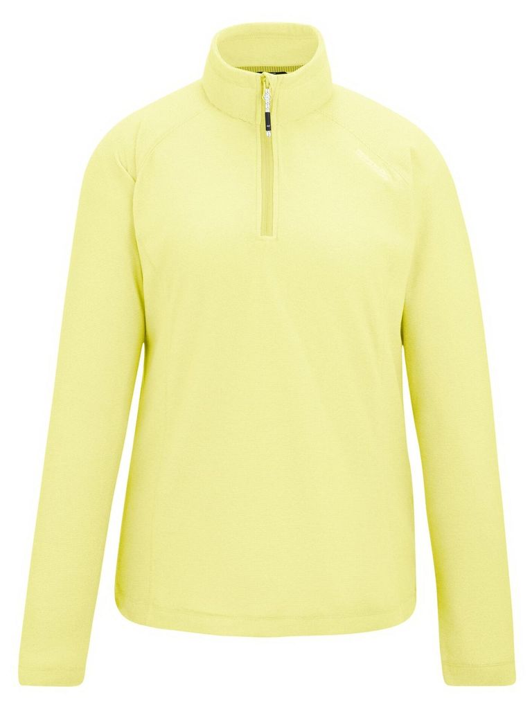 Regatta Great Outdoors Damen Fleece-Top Montes mit 1/4-Reißverschluss RG1953 (34 DE) (Kanarien-Gelb)
