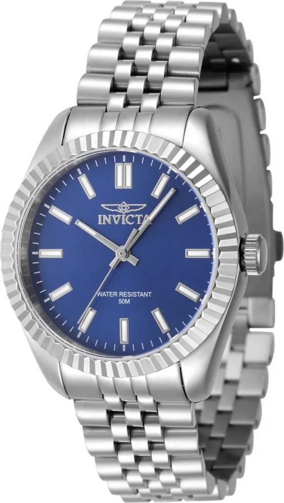 Invicta Specialty 47497 Orologio da Donna - Impermeabile - Analogico - Movimento Quarzo - acciaio inossidabile con quadrante blu - 36mm