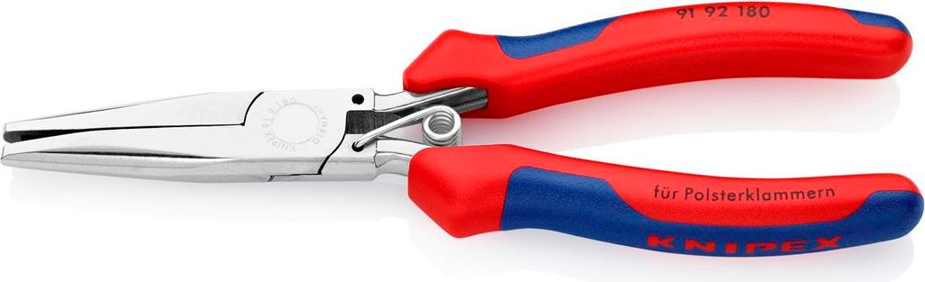 Knipex 91 92 180, Oceľ, Modrá, Červená, 55 mm, 185 mm, 19 Obrázok produktu 