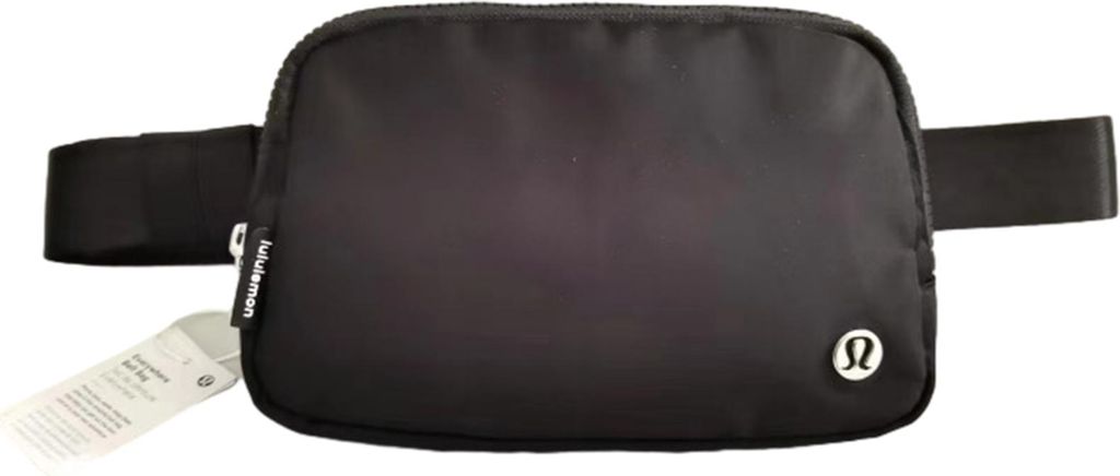 Sport-Bauchtasche, Leichte Umhängetasche in cremefarben, für schwarz, Yoga, Wandern & Reisen