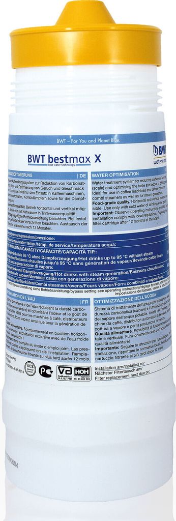 Bougie filtrante BWT Bestmax X, filtre à eau BWT water + Image du produit 
