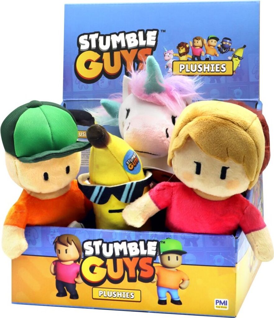 Stumble Guys X Barbie - Plush Buddies - 4 Pcs Cdu - Barbie - Solid, Figur, 8 Jahr(e)