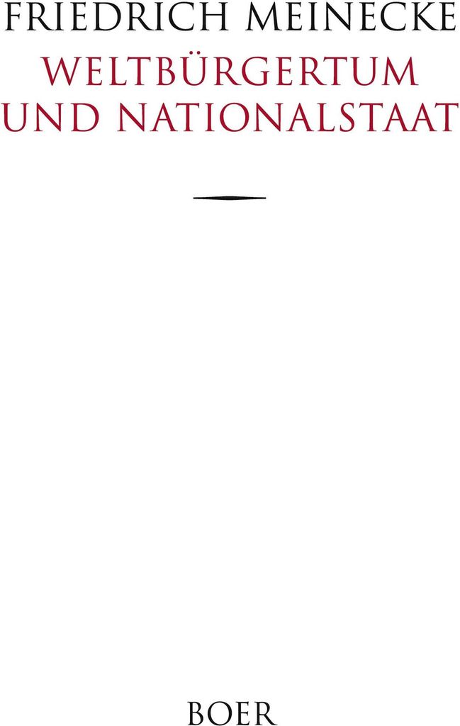 Weltbürgertum und Nationalstaat