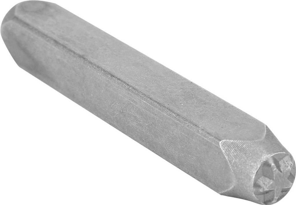 CR V Stahlmarkenform -Metallpunsch zum Anpassung von Leder (Stern)