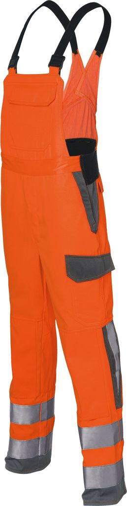 Kübler Protectiq high Vis LATZHOSE ARC2 PSA 27 warnorange/anthrazit Gr. 44