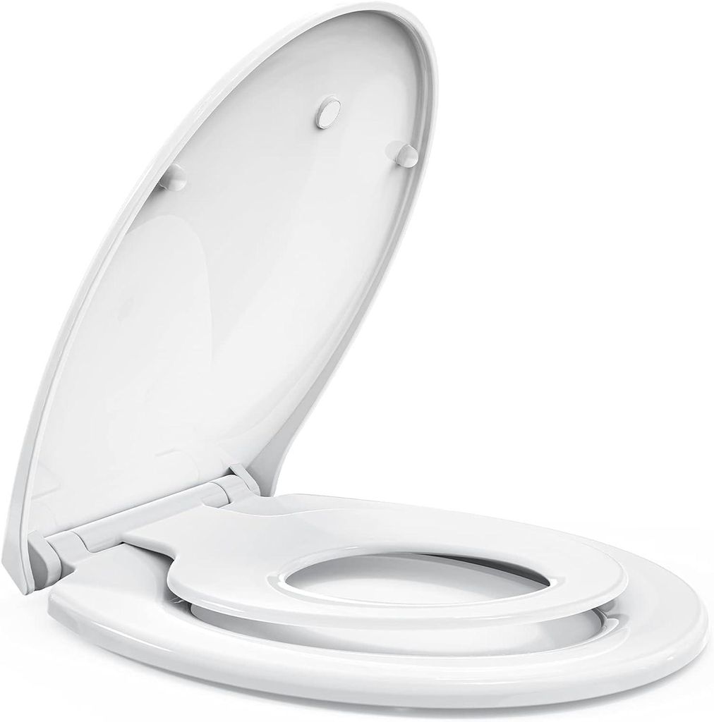 Copertura per WC con chiusura ammortizzata e sedile Immagine del prodotto 
