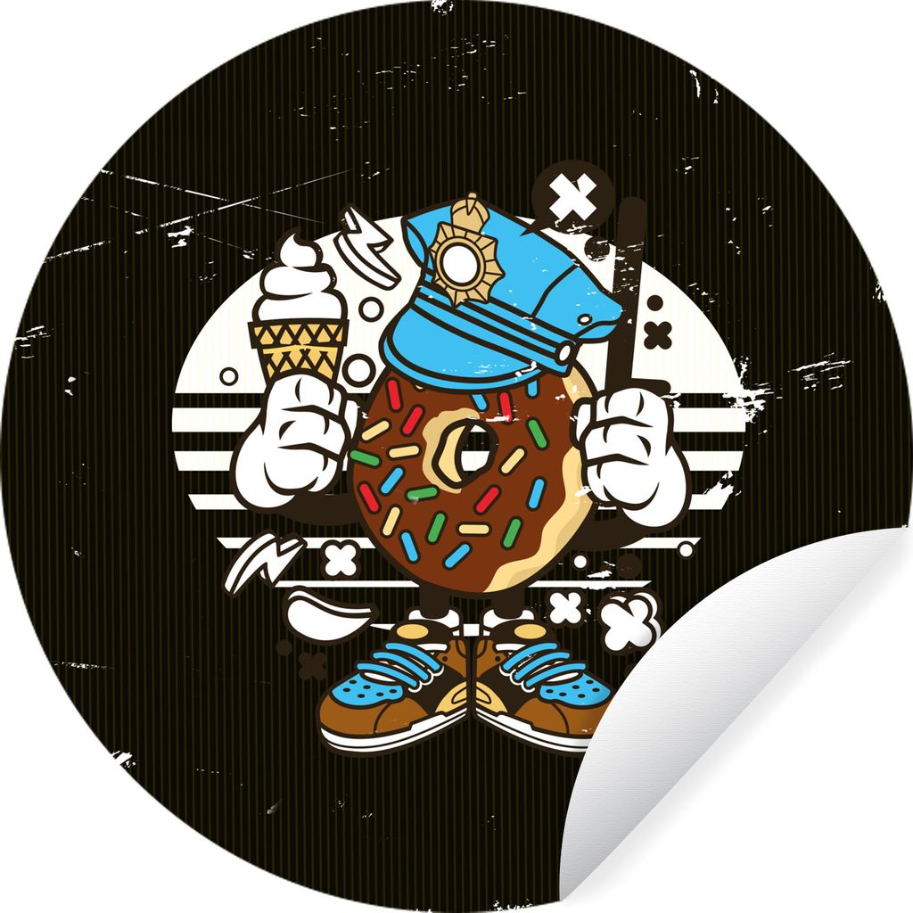 MuchoWow - Mauerkreis - Wand Bilder - Wandsticker - Wohnzimmer Dekoration - Dekoration für die Wände - Aluminium - Babyzimmer
