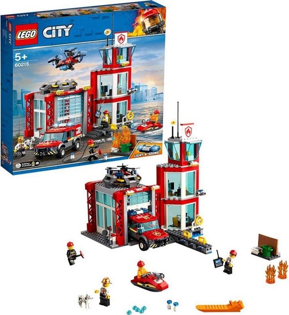 Remiza strażacka LEGO® City, 60215 Zdjęcie produktu 