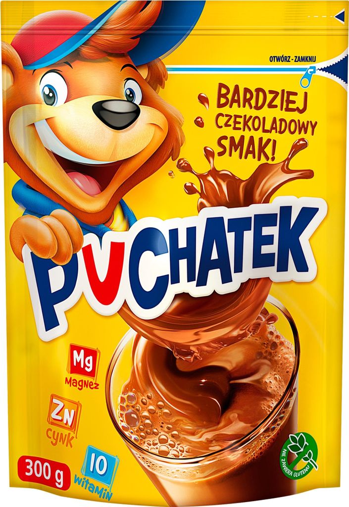 Puchatek Napój kakaowy z witaminami 300 g Zdjęcie produktu 
