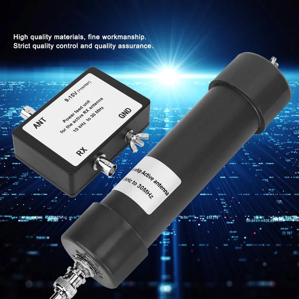 Mini Whip Antenne Active 30MHz Anti-Interférence avec Câble de Réception - 6