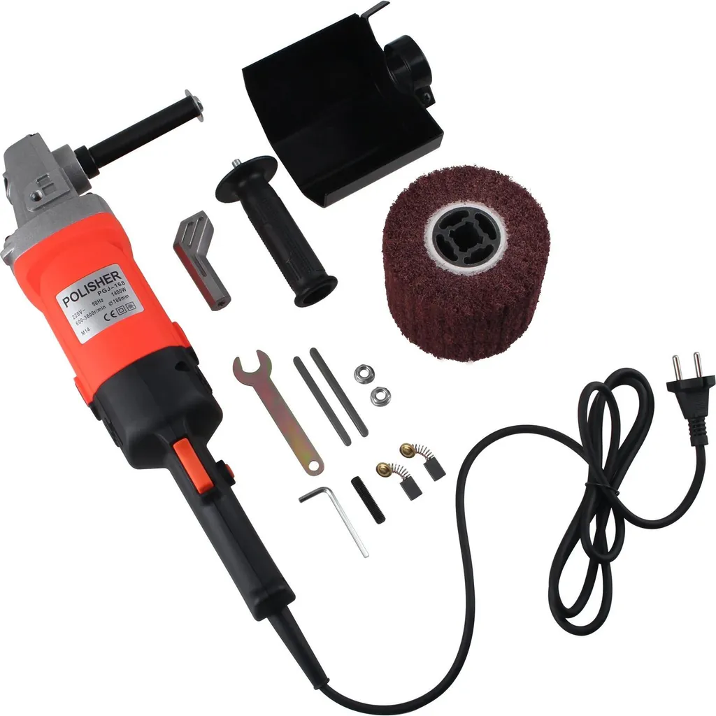 Lucidatrice, potenza 1400 W, design ergonomico, un disco abrasivo
