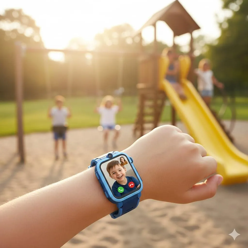 Traceur GPS Enfant avec Carte SIM et Montre Connectée 4G Étanche et SOS - 2
