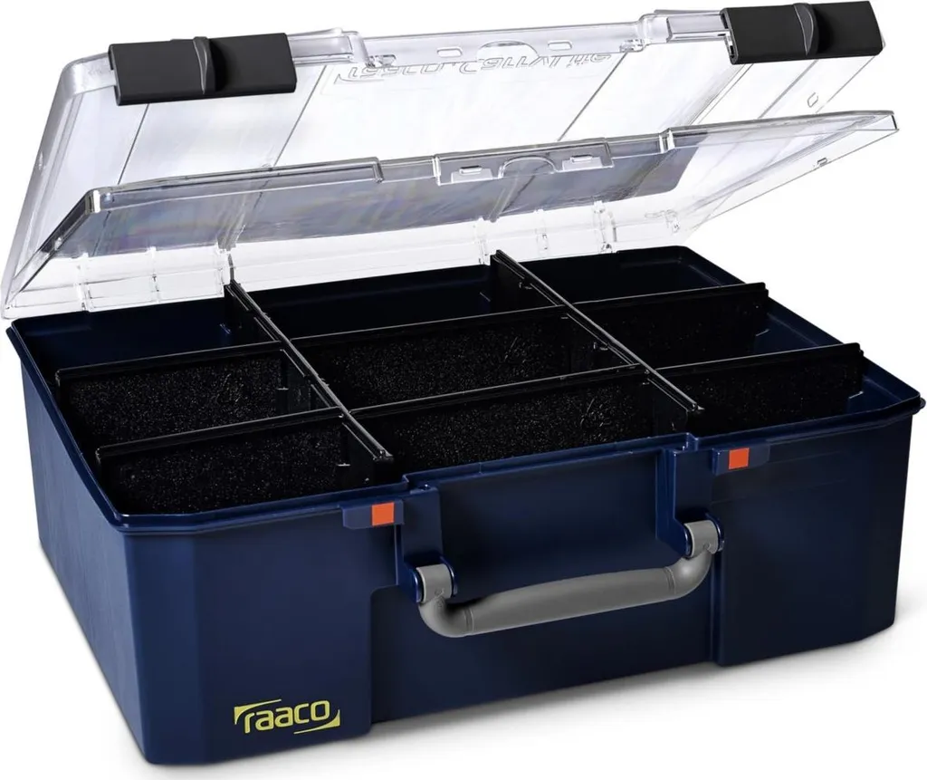 Coffret à compartiments CarryLite 150-9 DL double couvercle