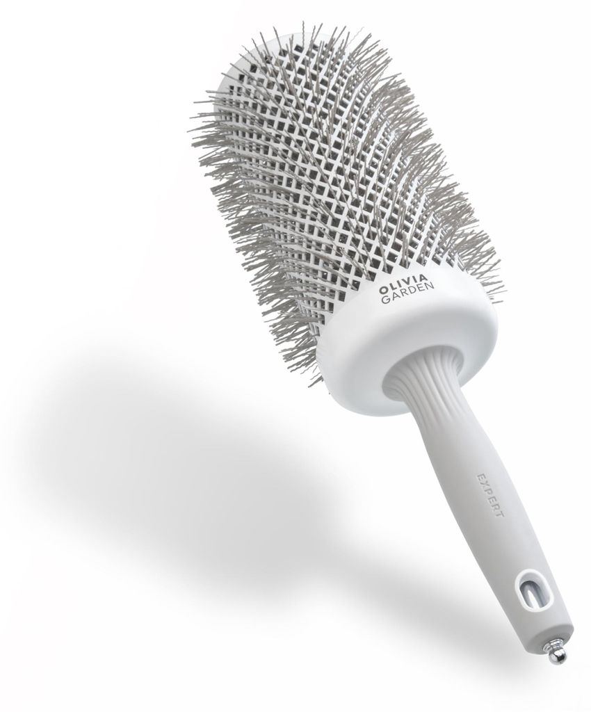 Olivia Garden Expert Blowout Speed Keramik-Rundbürste, Weiß Produktbild 