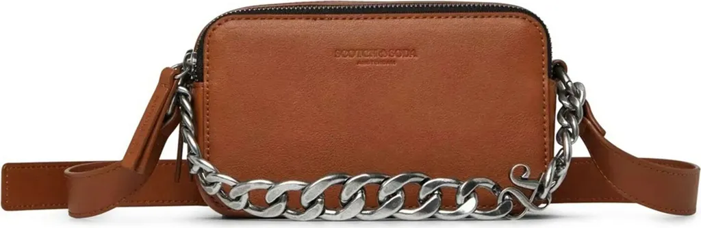 Sacoche Homme Scotch & Soda pour Voyage et Ville - Reporter Bag Marron