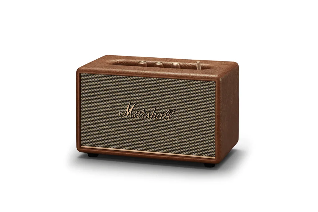 Marshall Acton III Brown Enceinte Bluetooth avec Large Scène Stéréo
