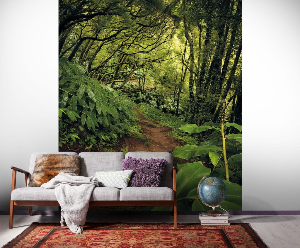 Komar Vlies Fototapete - The Path - Größe: 200 x 250 cm (Breite x Höhe) - 2 Bahnen, Wohnzimmer, Schlafzimmer, Tapete