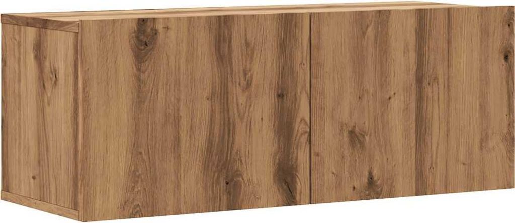 vidaXL TV-Wandschrank Artisan-Eiche 80x30x30 cm Holzwerkstoff