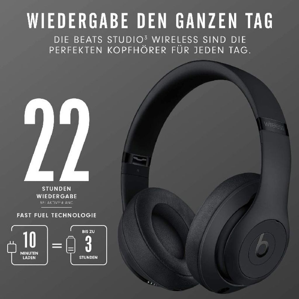 Beats Studio³ Wireless mattschwarz Obrázok produktu 20
