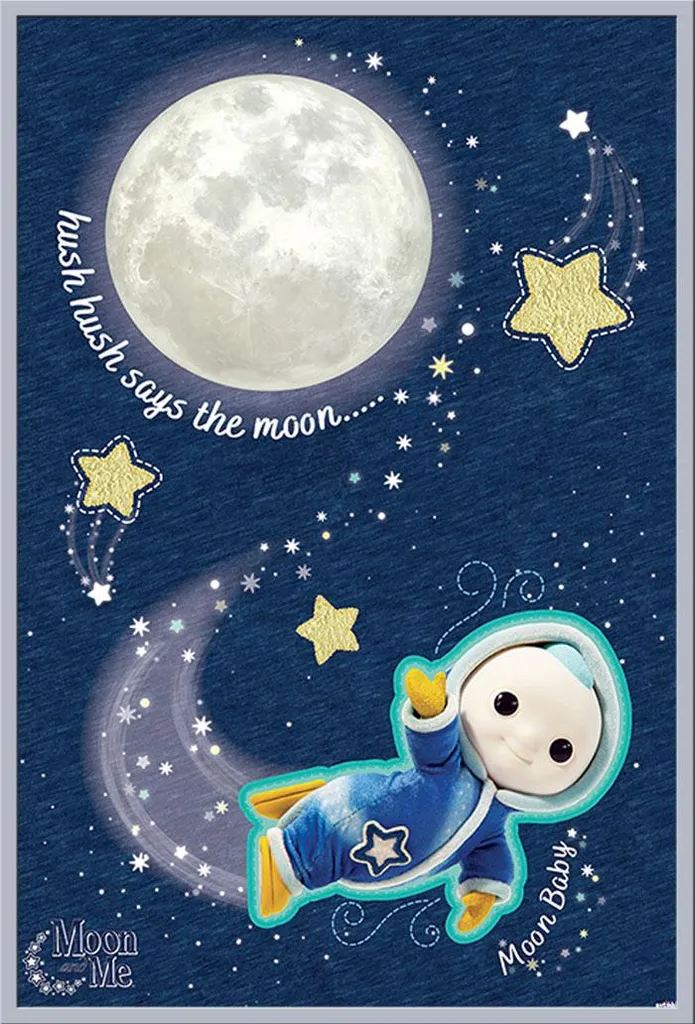 Cadre Argenté Shinsuke avec Affiche Moon and Me Vitre Acrylique Safe