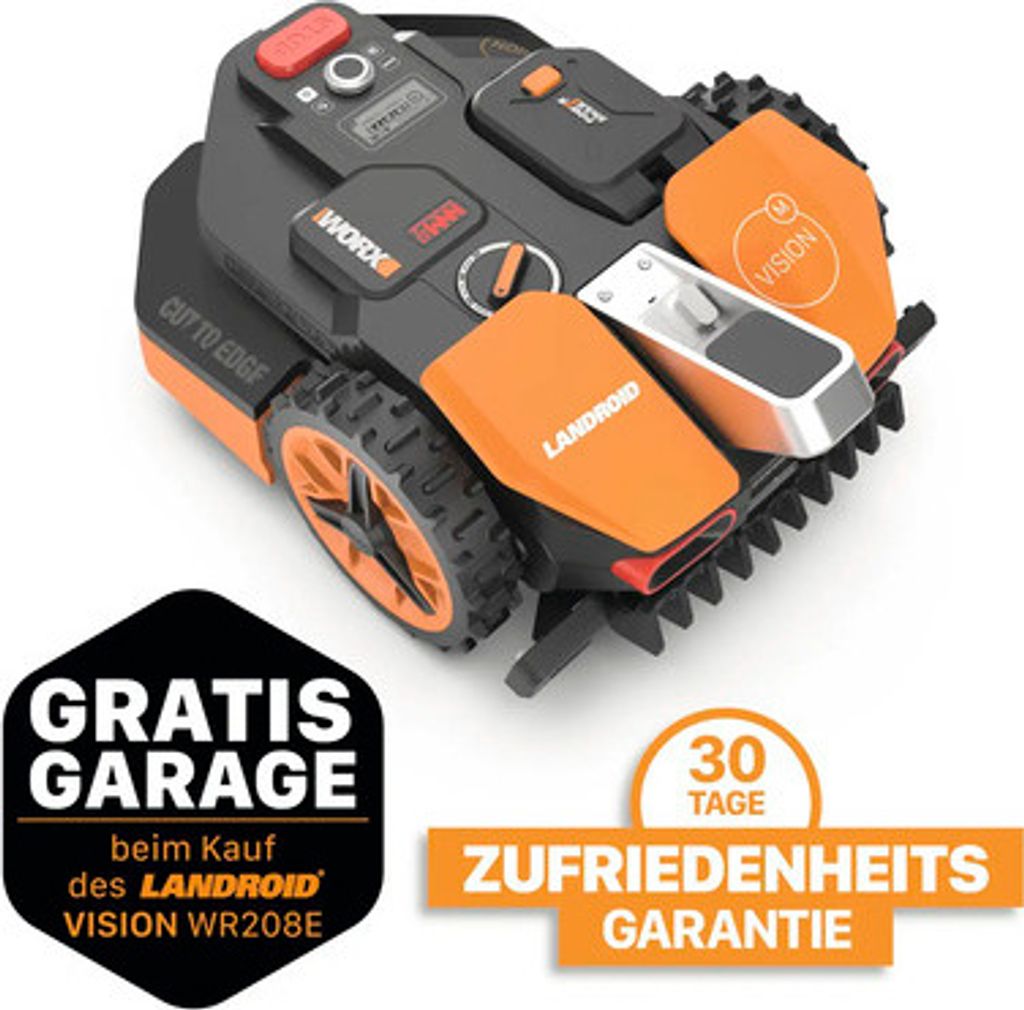 Worx Mähroboter Landroid Vision M800 20V, 4,0Ah, für 800 m2 Produktbild 1
