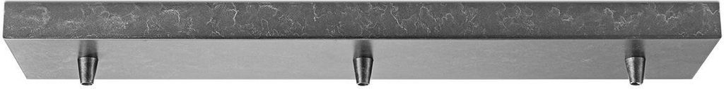 Home Sweet Home Deckenbaldachin XXL Balken Metall anthrazit 3 Leuchten