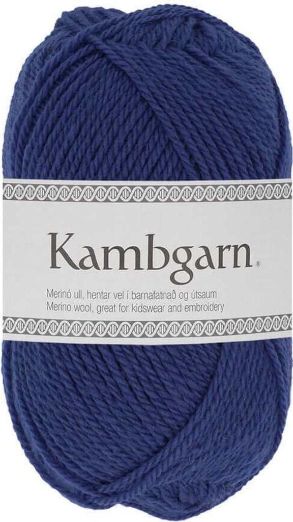Istex Kambgarn 50g Farbe royalblau 1213