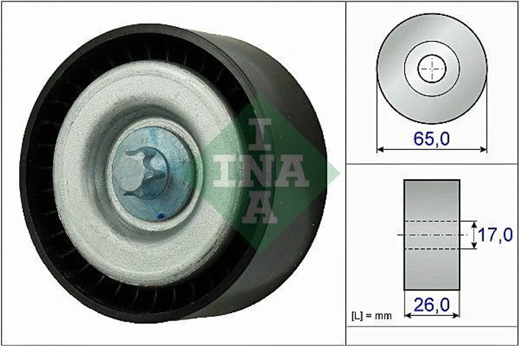 Rouleau de guidage INA haute durabilité pour moteurs Mercedes 1132020019