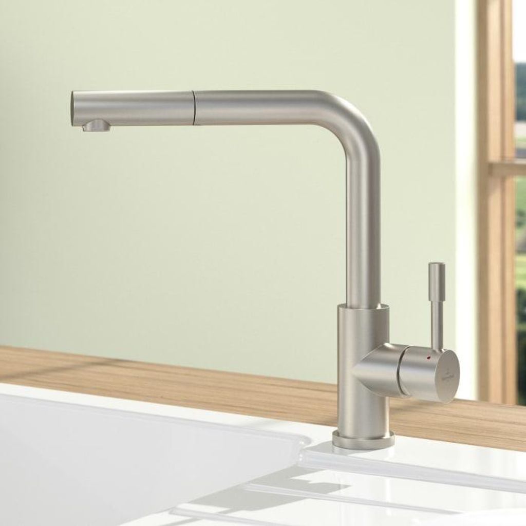 Villeroy & Boch Steel Shower Einhebel-Küchenarmatur Produktbild 