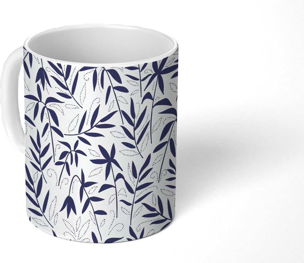 MuchoWow Tasse Kaffeetasse Kaffeebecher 350 ml Pflanzen - Japan - Muster Teetasse - Fototasse - Becher - Keramikbecher - Teebecher - Kaffeetasse ...