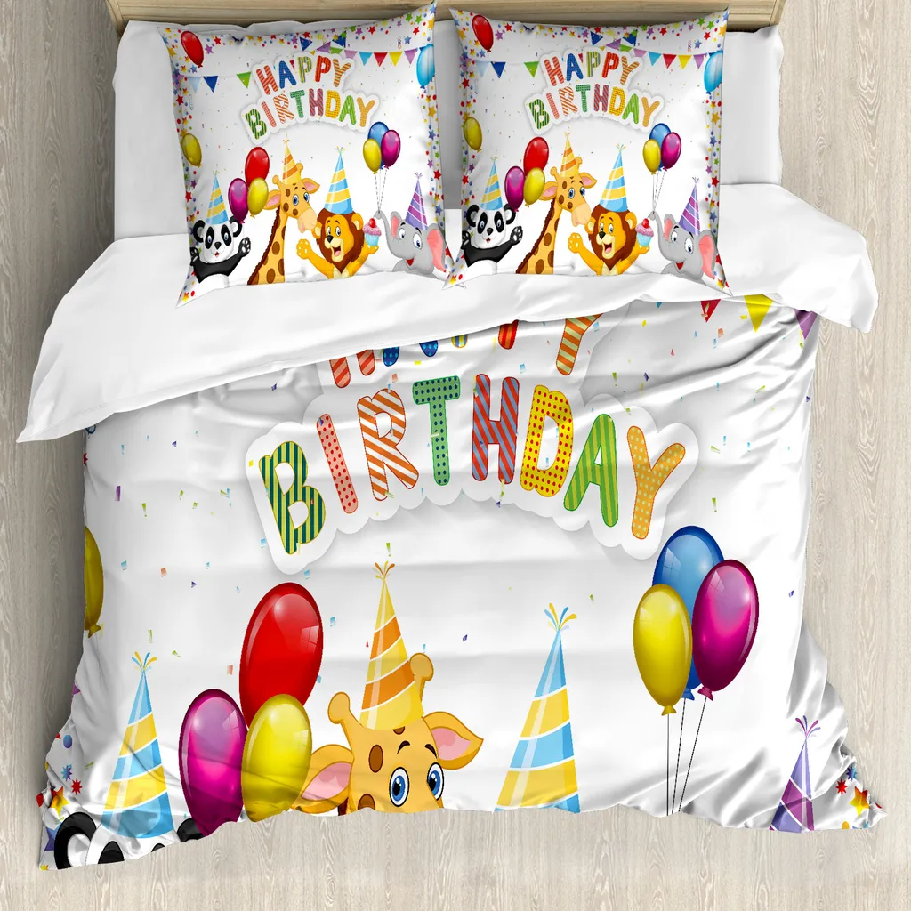 Copripiumino Design Cartoon Animals-Party 155x220 | Stile & Salute