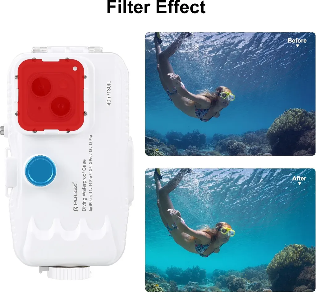 Protégez votre iPhone sous l'eau : Coque Étanche 40m Anti-Pression