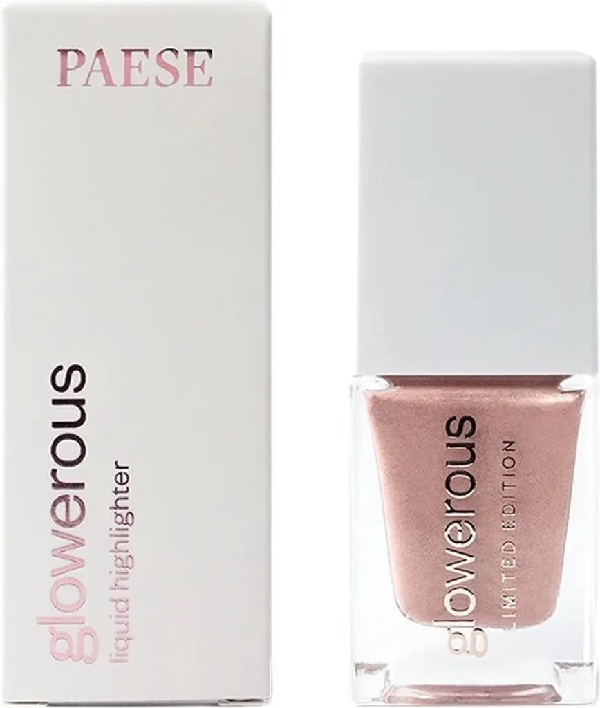 Paese Glow Liquid Highlighter Face Sparkle Rose 16ml - Enlumineur Visage