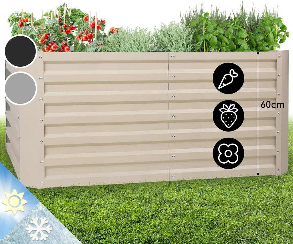 BlumfeldtHigh Grow Straight, podwyższona grządka, 120 x 60 Zdjęcie produktu 